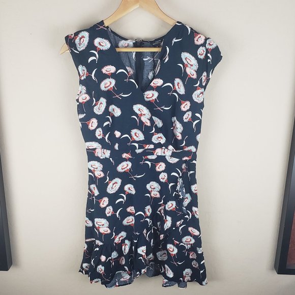 J. Crew faux wrap floral mini dress - Picture 6 of 9